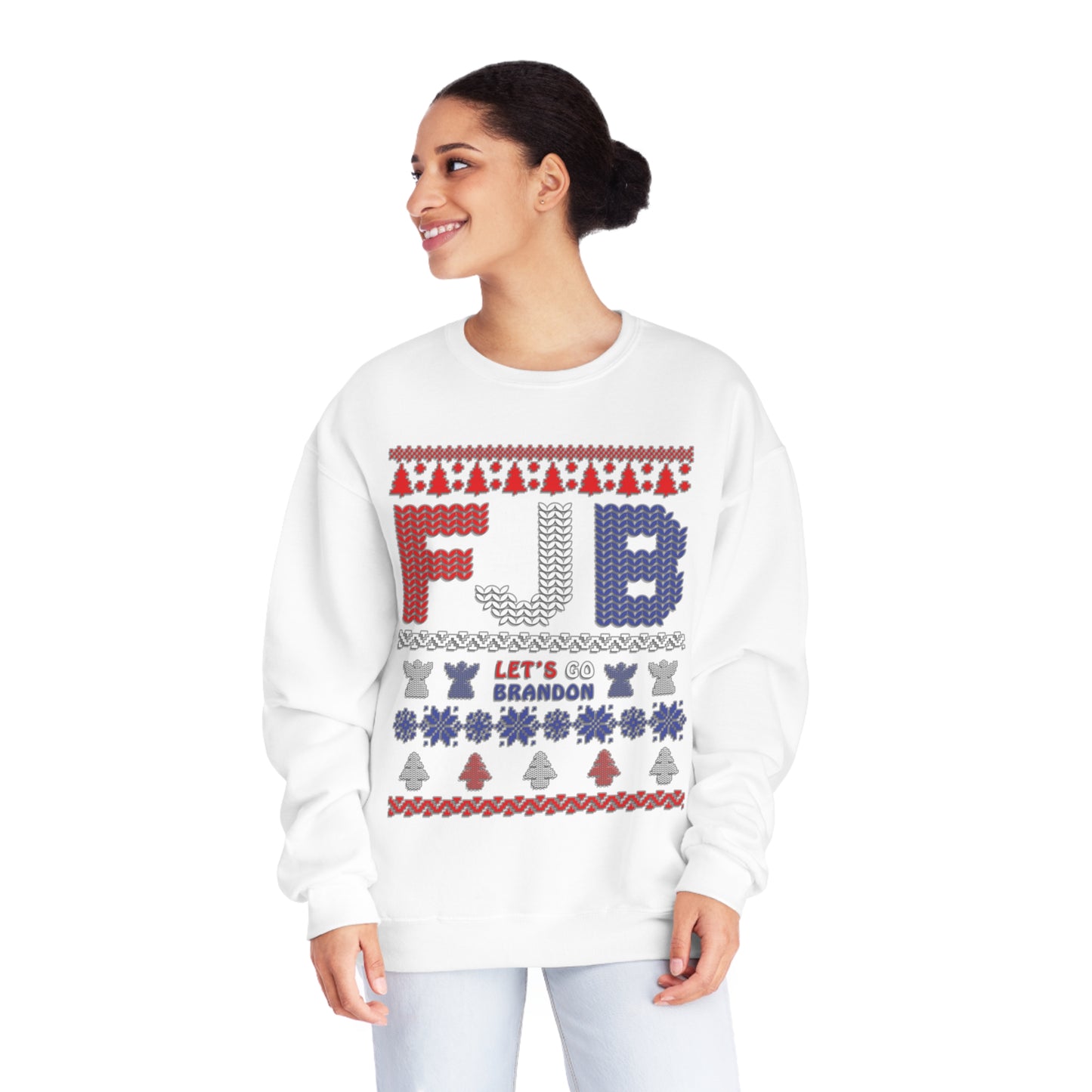 FJB Let's Go Brandon Christmas Sweater