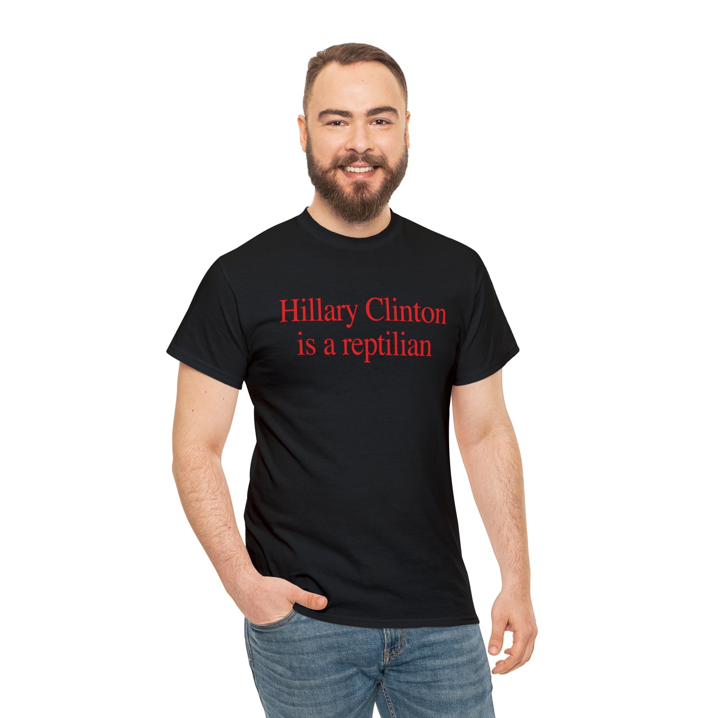 Hillary Clinton is a reptilian shirt