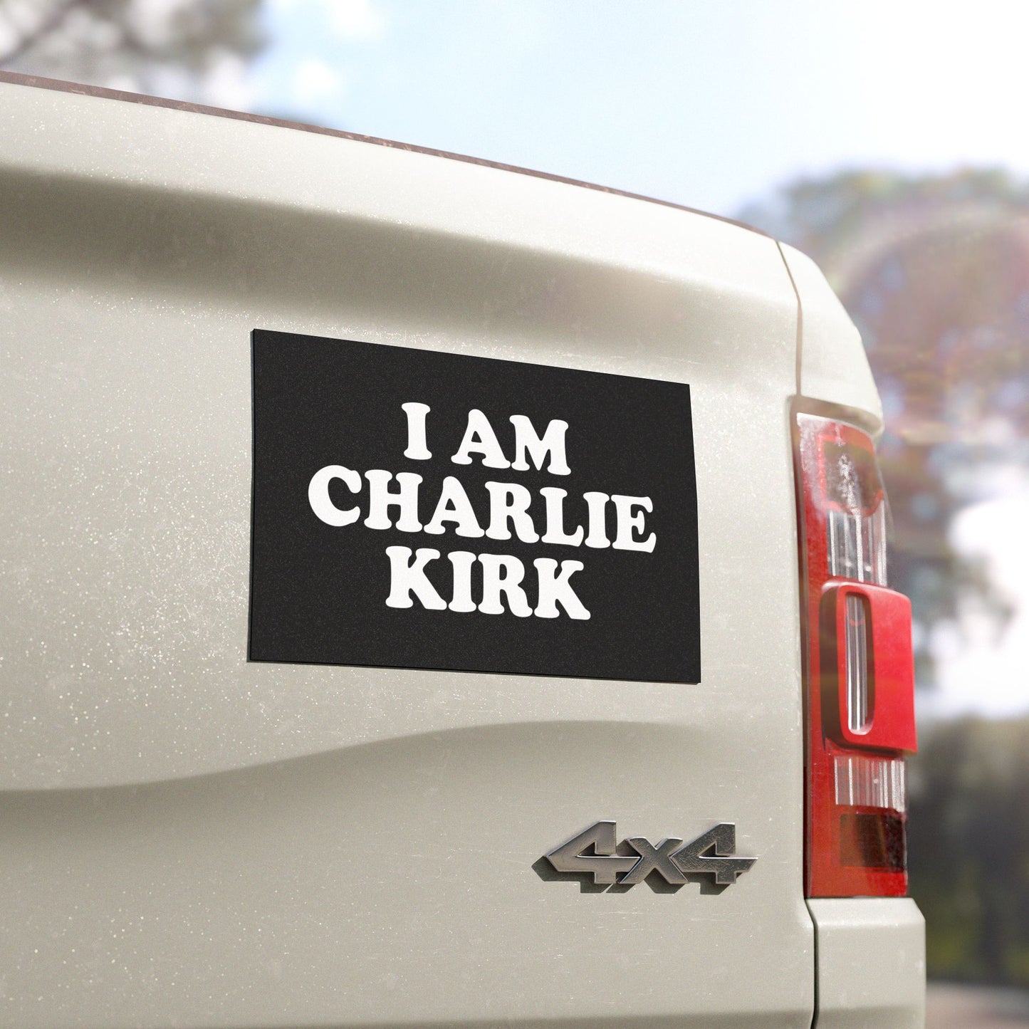 I Am Charlie Kirk - Magnetic Bumper Sticker