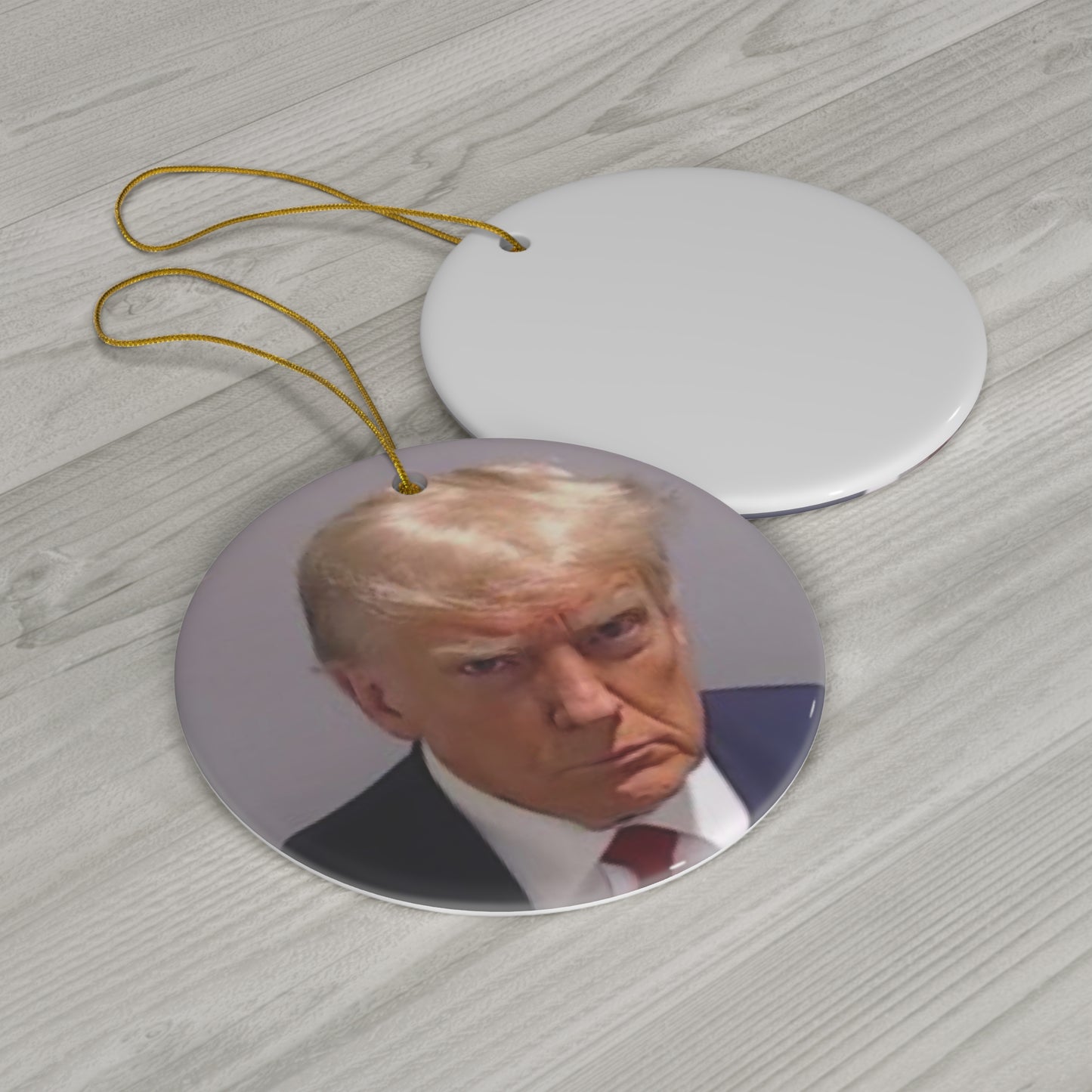 Trump Mugshot Ornament