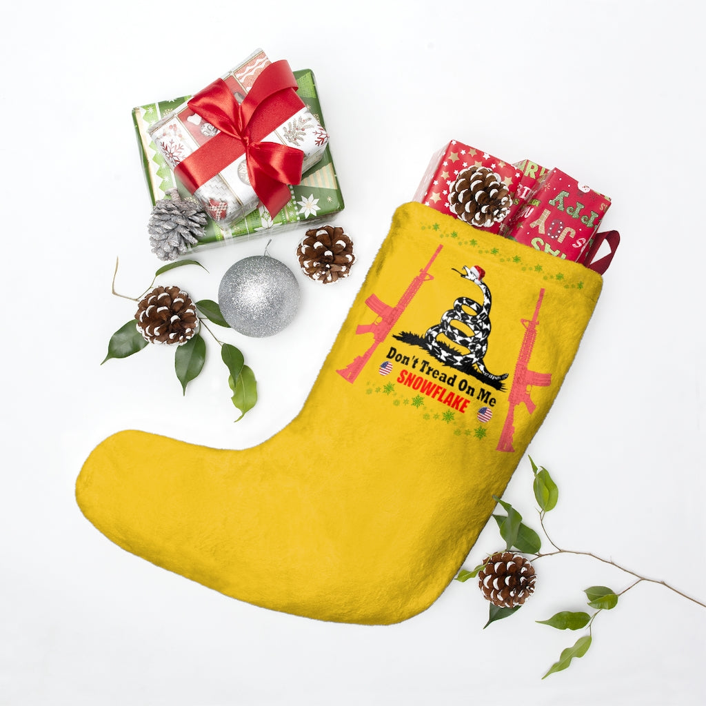 Don't Tread on Me Snowflake - Christmas Stocking - The Liberty Daily