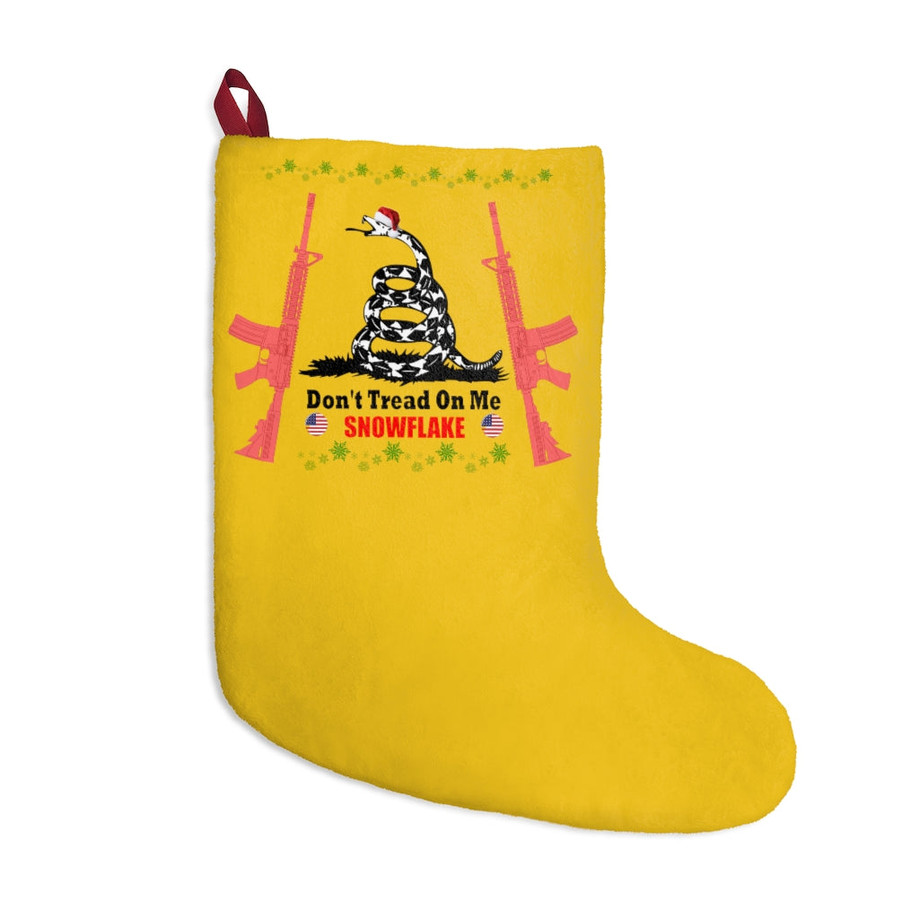 Don't Tread on Me Snowflake - Christmas Stocking - The Liberty Daily