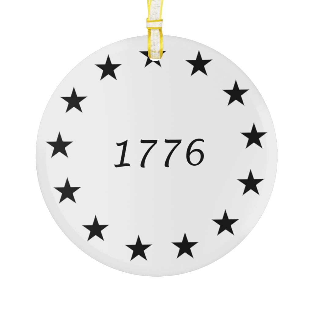 Betsy Ross Flag 1776 - Glass Ornament - The Liberty Daily