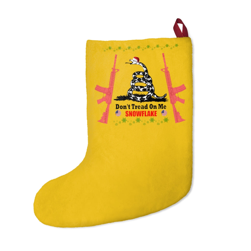 Don't Tread on Me Snowflake - Christmas Stocking - The Liberty Daily