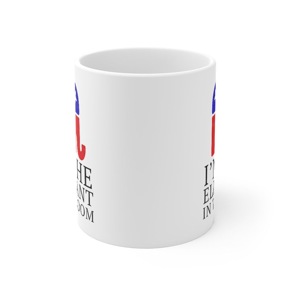 Elephant in The Room Mug