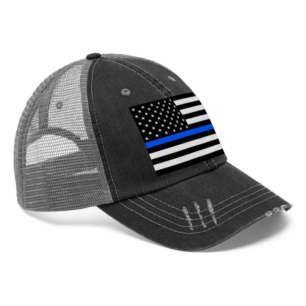Thin Blue Line Trucker Hat