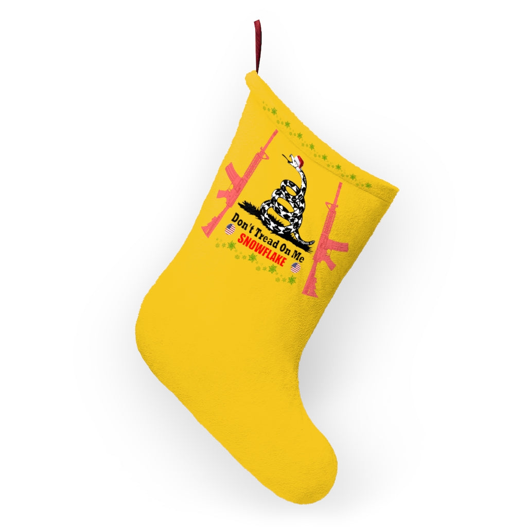 Don't Tread on Me Snowflake - Christmas Stocking - The Liberty Daily