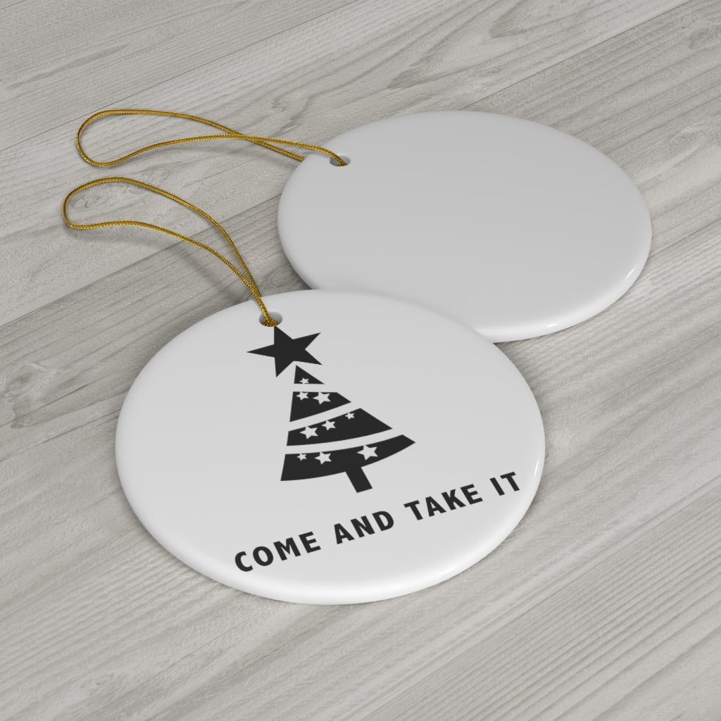 Christmas: Come and Take It - Ornament - The Liberty Daily