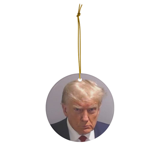 Trump Mugshot Ornament