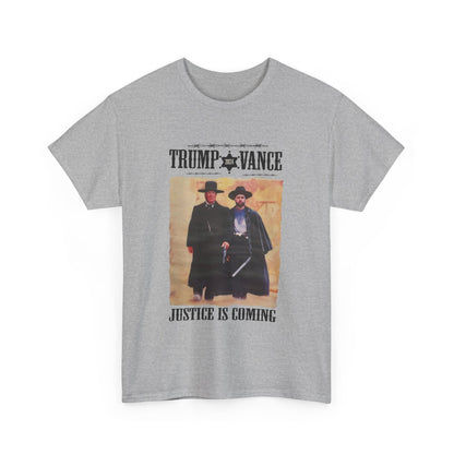 Justice is Coming Trump Vance Shirt