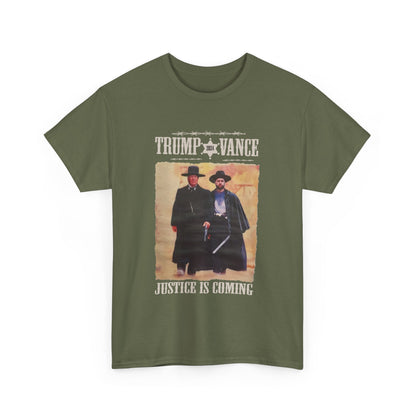 Justice is Coming Trump Vance Shirt