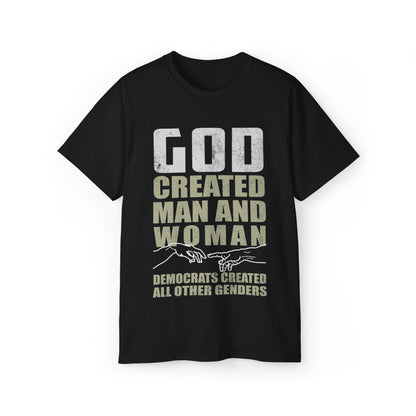 God Created Man & Woman T-Shirt