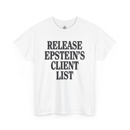 Release Epstein's Client List Shirt