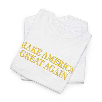 MAGA T-Shirt White/Gold