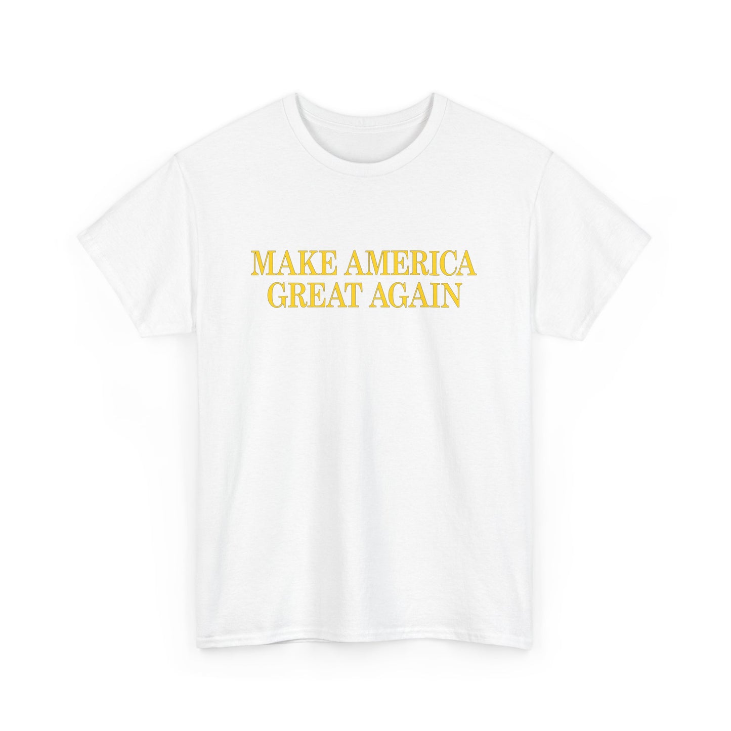 MAGA T-Shirt White/Gold