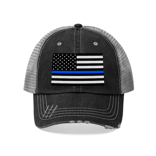 Thin Blue Line Trucker Hat