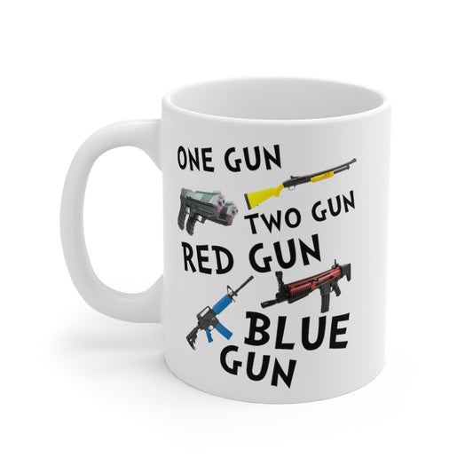 One Two Red Blue Seuss Mug