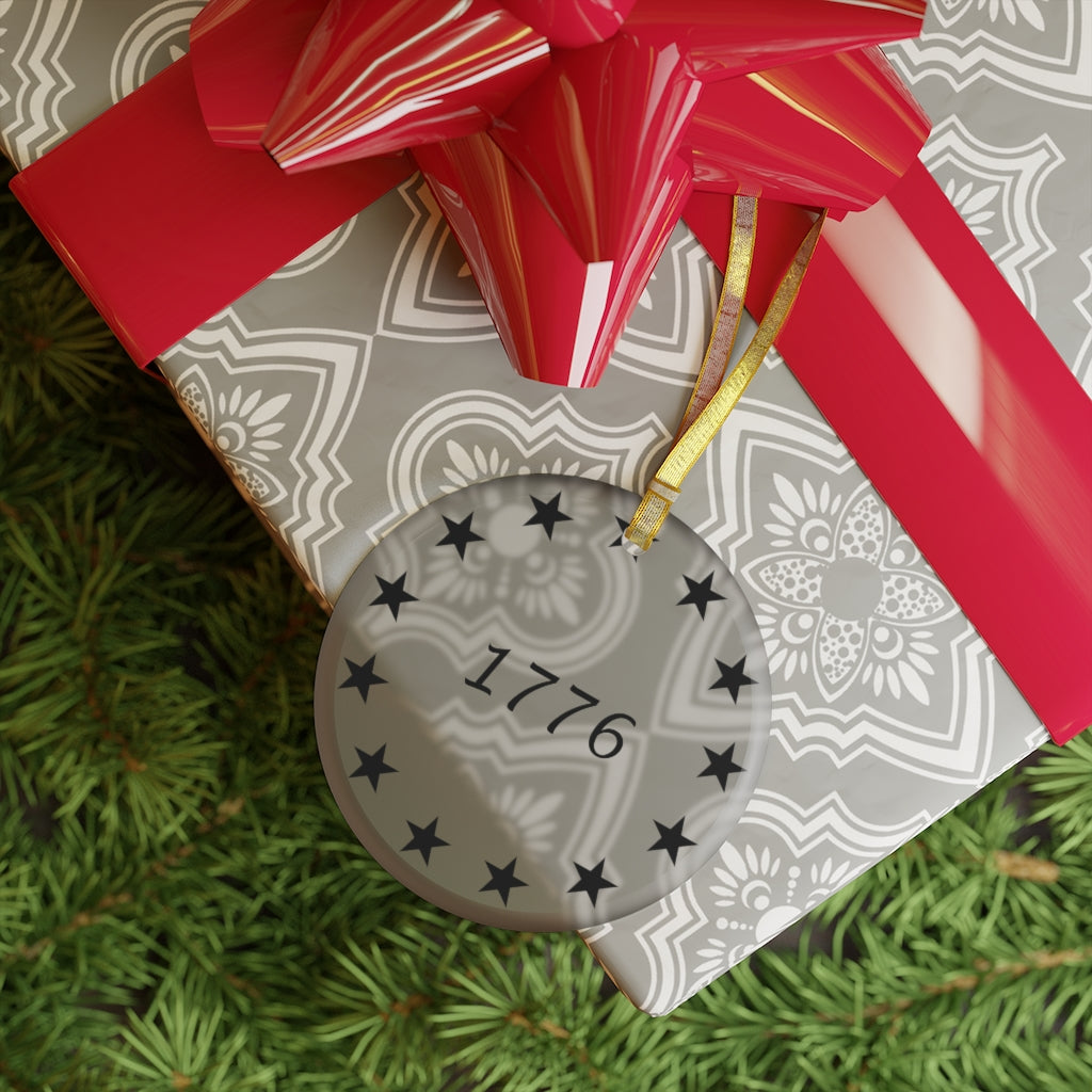 Betsy Ross Flag 1776 - Glass Ornament - The Liberty Daily